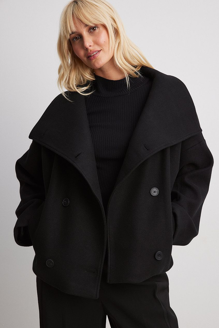 Aline Dames Jack | Warm Wolmix, Kort Model