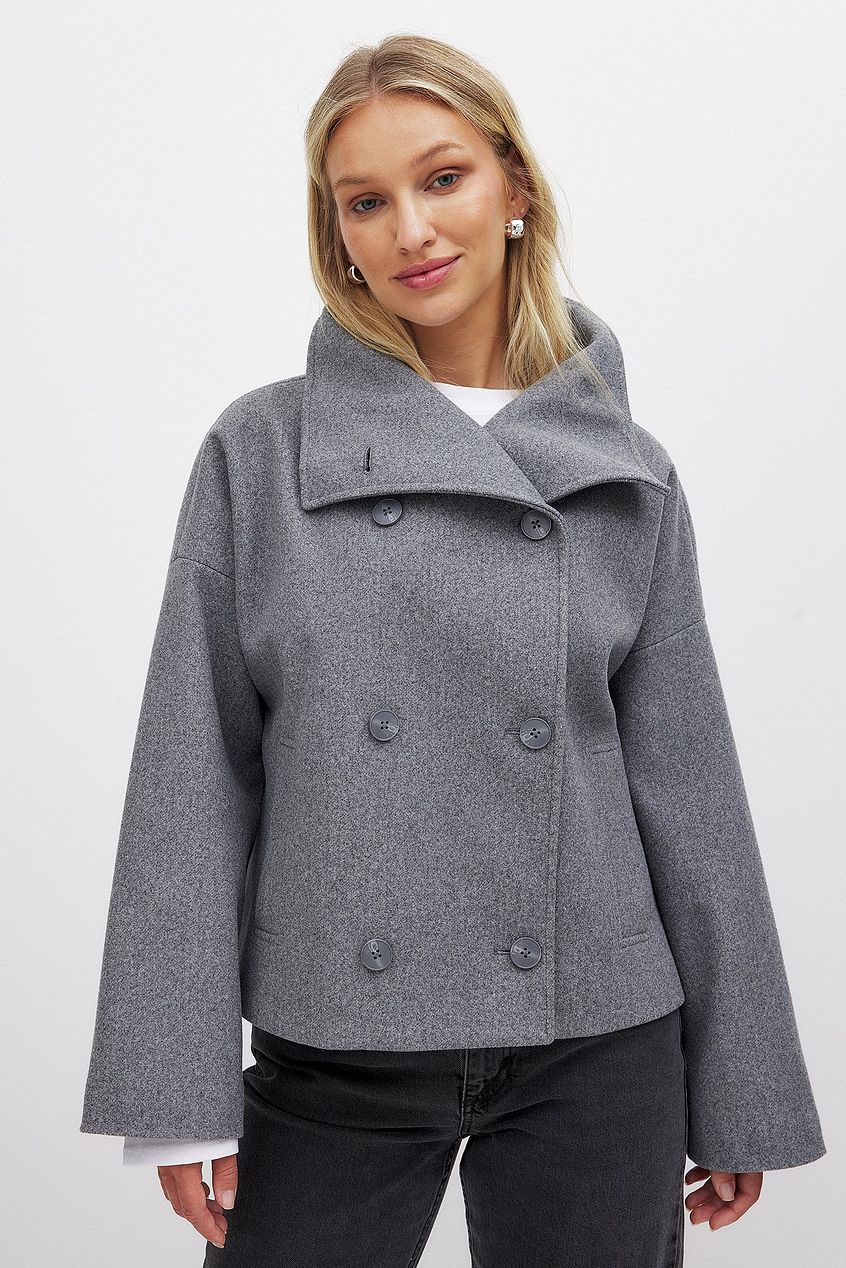 Aline Dames Jack | Warm Wolmix, Kort Model 1