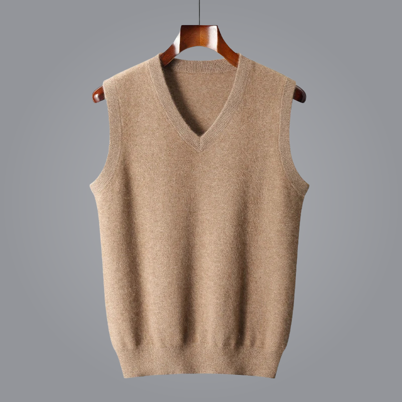 Ava Dames Vest | 100% Kasjmier, Zwart Elegant