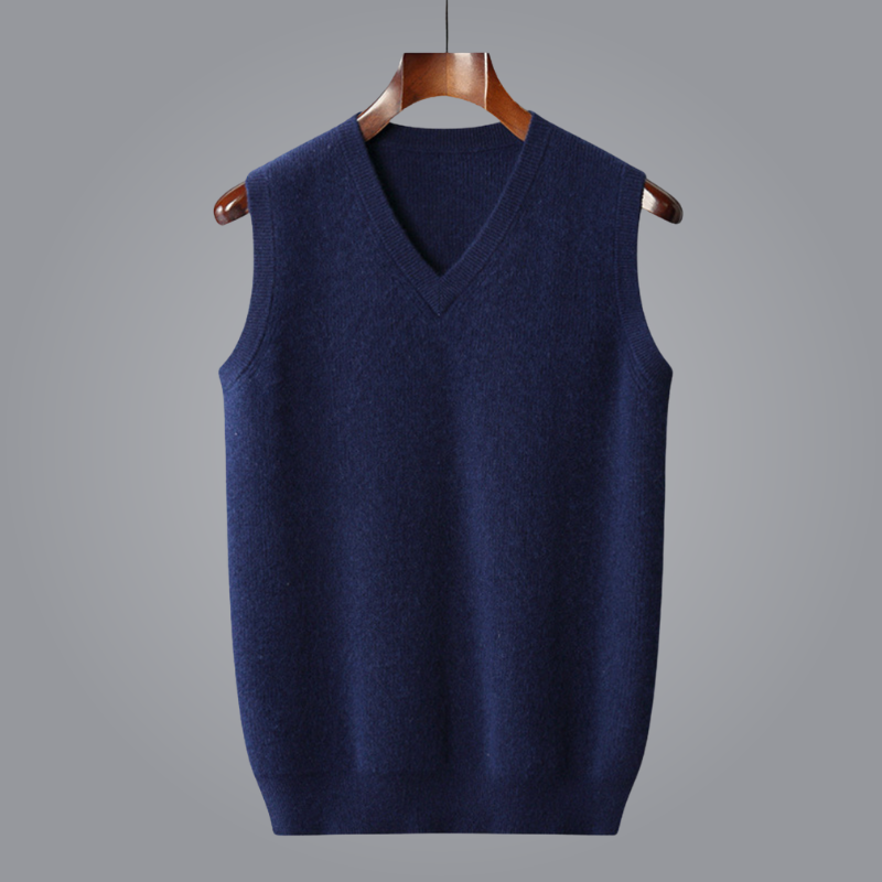 Ava Dames Vest | 100% Kasjmier, Zwart Elegant 7
