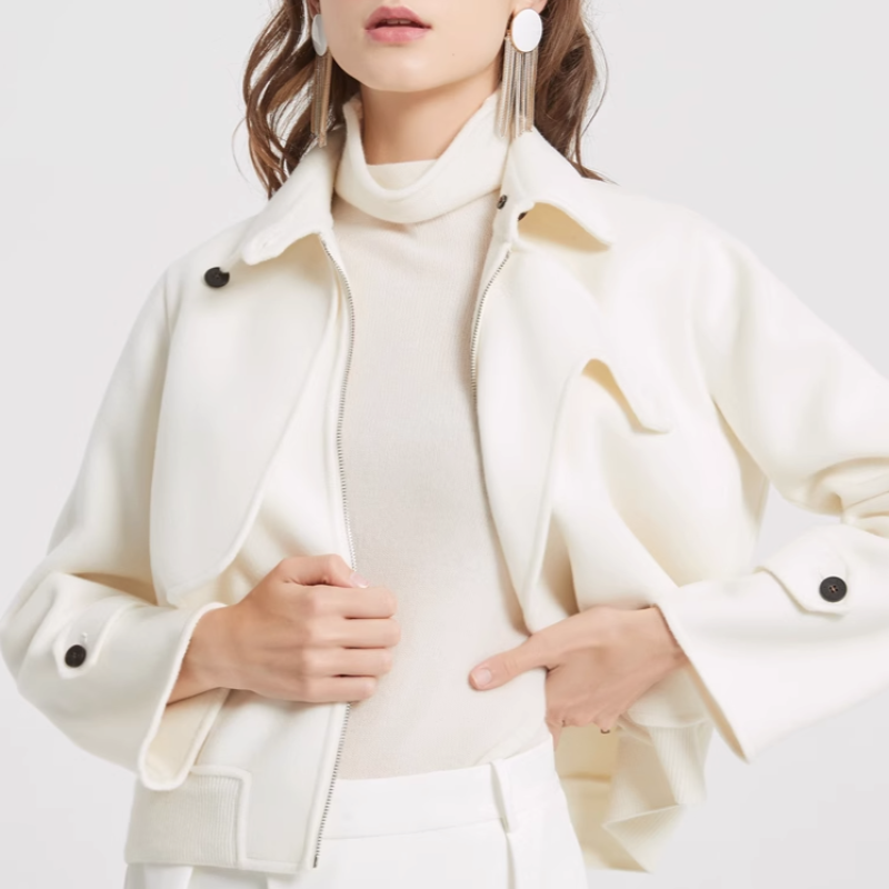 Carmen Dames Jas Winter | Wol, Elegante Pasvorm 6