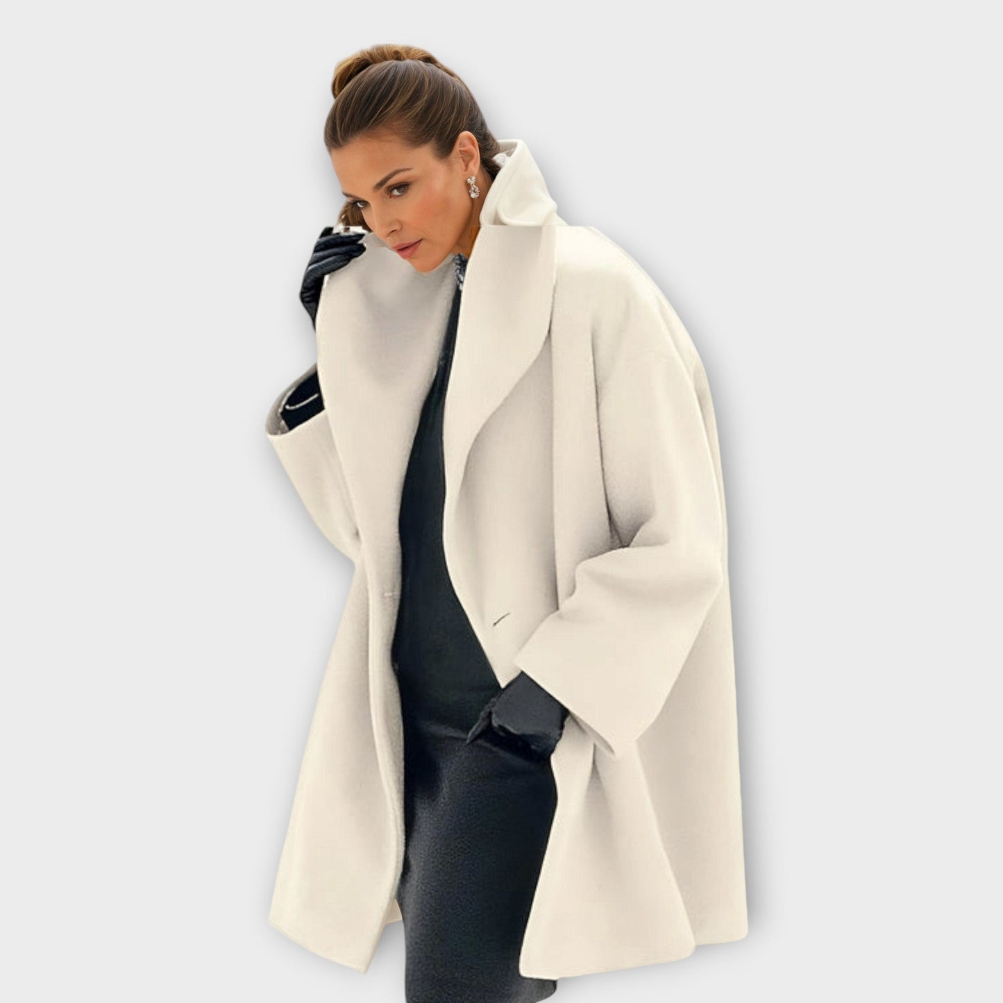 Celine Dames Jas Winter | 100% Wol, Winddicht en Elegant 6