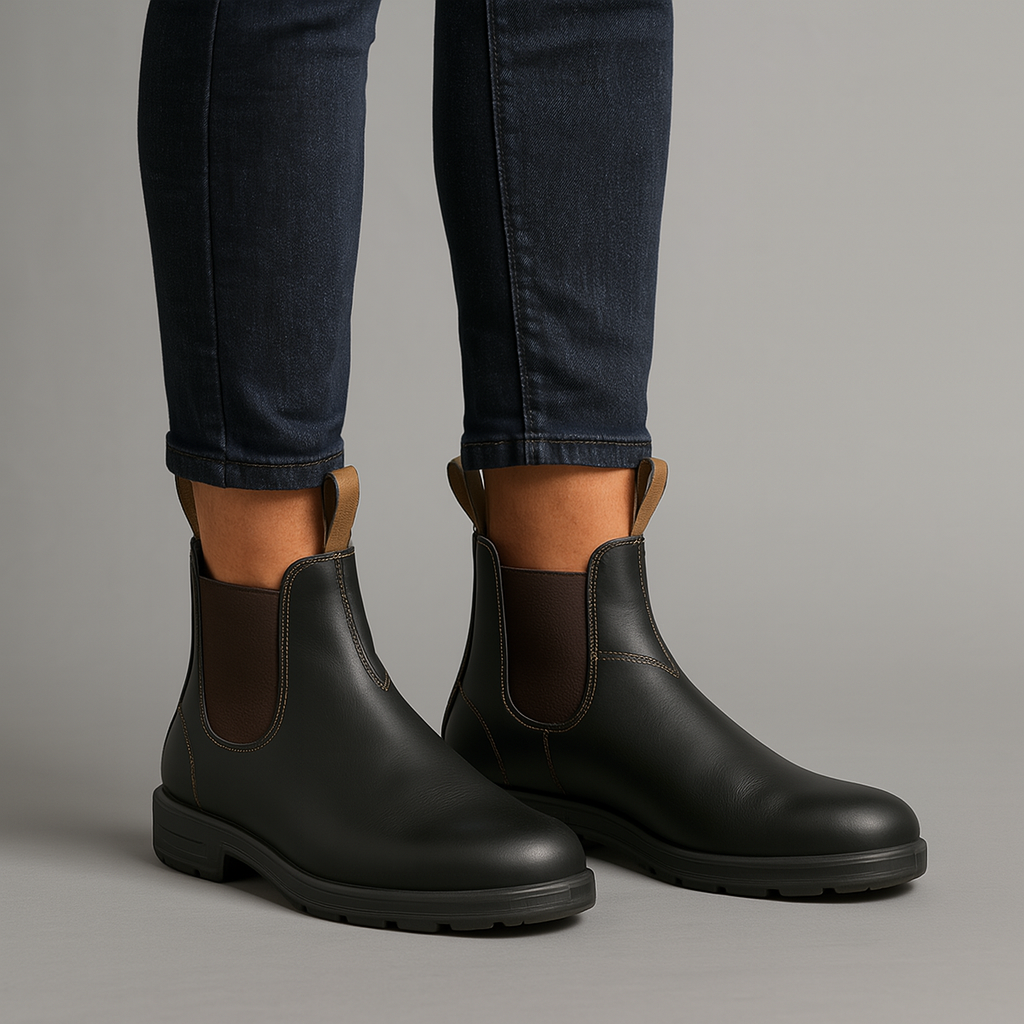 Kim Waterdichte Chelsea Laarzen Dames | Klassiek Instapmodel, Zwart, Comfortabele Pasvorm 1
