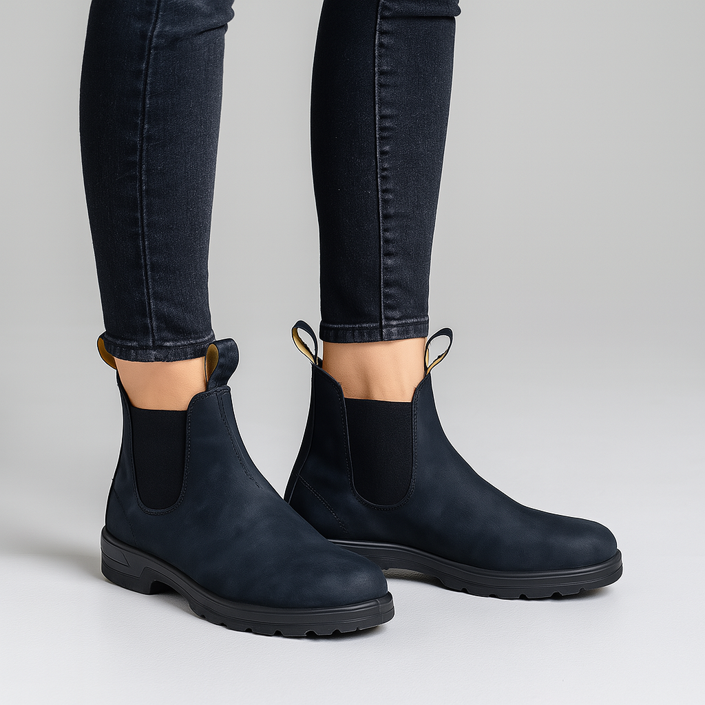 Kim Waterdichte Chelsea Laarzen Dames | Klassiek Instapmodel, Zwart, Comfortabele Pasvorm 7