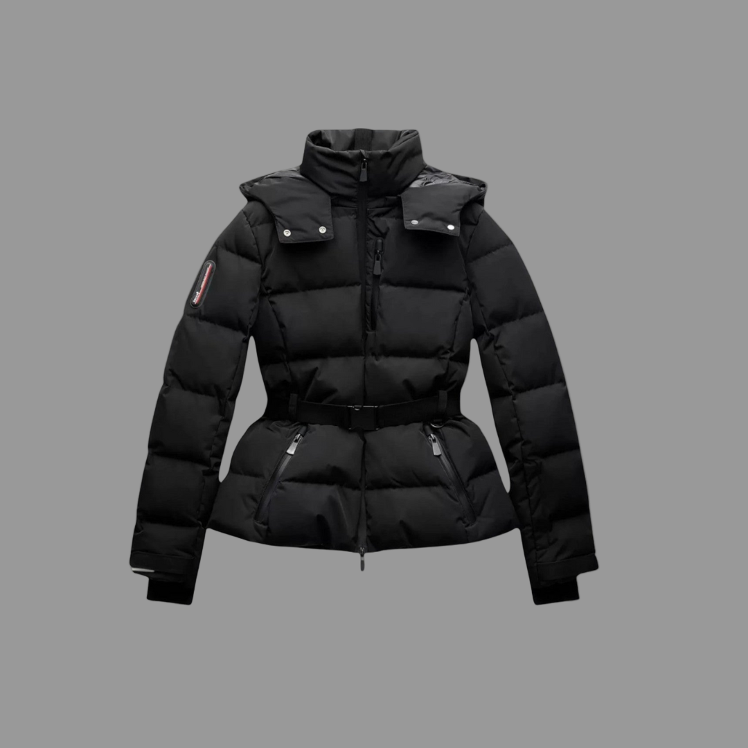 Lora Dames Jack | Gewatteerd, Waterbestendig Polyester Met Riem 0