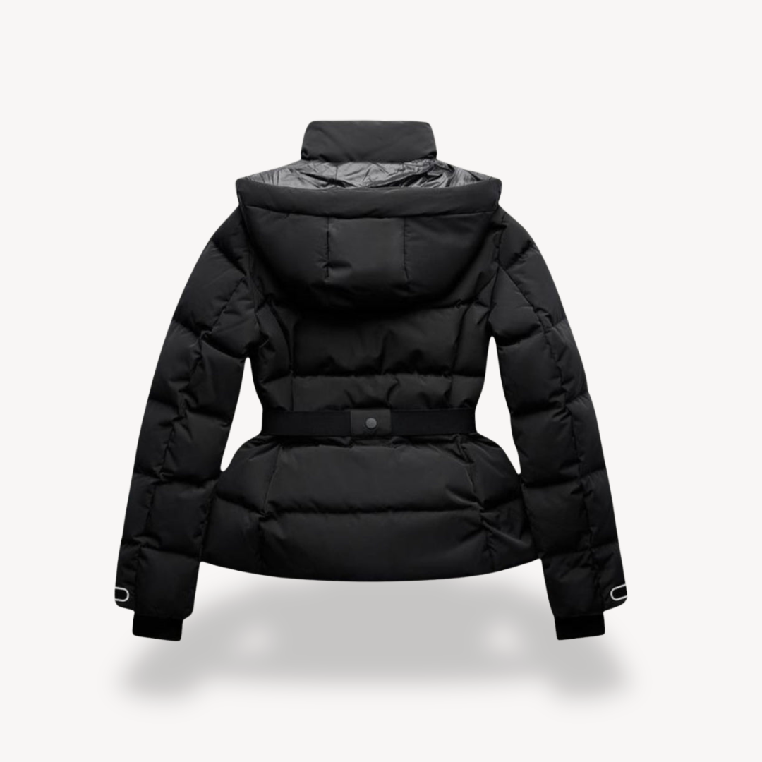 Lora Dames Jack | Gewatteerd, Waterbestendig Polyester Met Riem 1