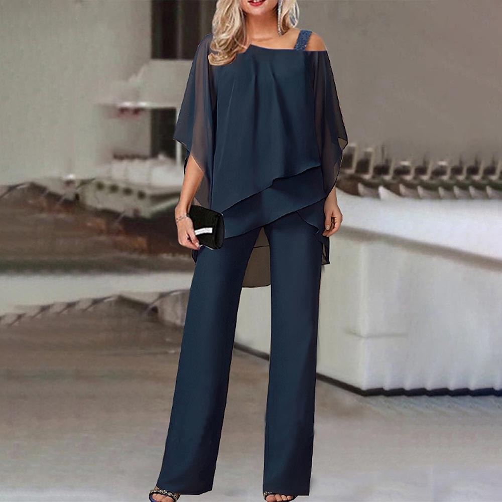 Dames 2-delig Set, Cold Shoulder, Elegant & Luchtig Design