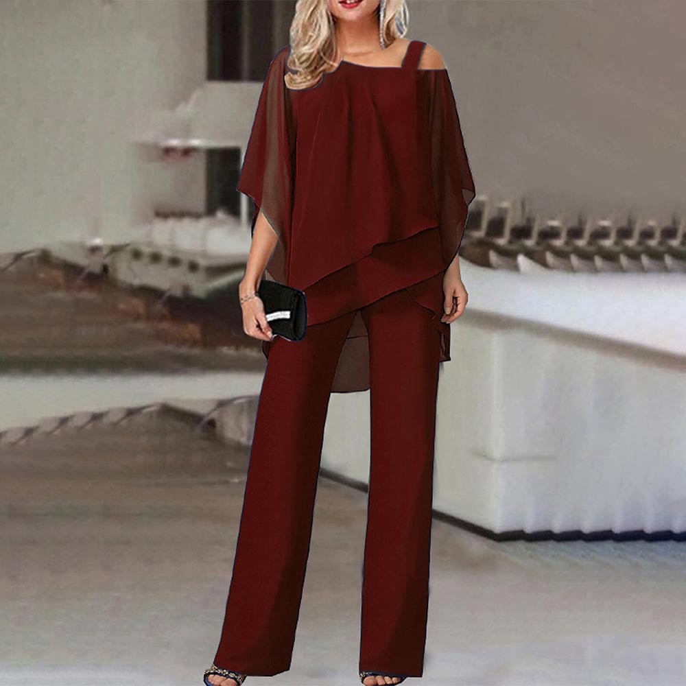 Dames 2-delig Set, Cold Shoulder, Elegant & Luchtig Design