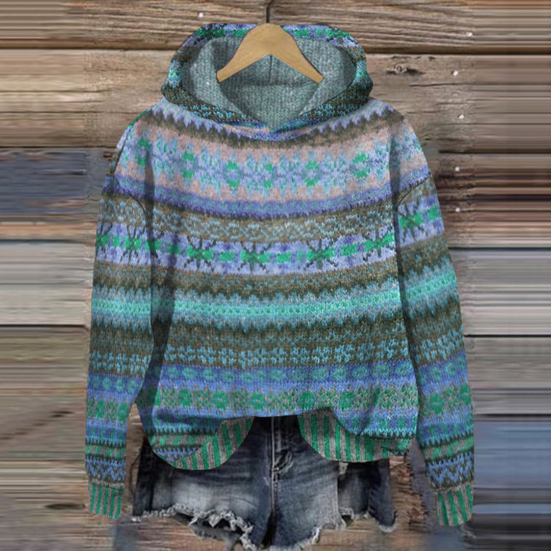 Sanne Noorse Dameshoodie | Traditioneel Patroon, Warm en Comfortabel 1