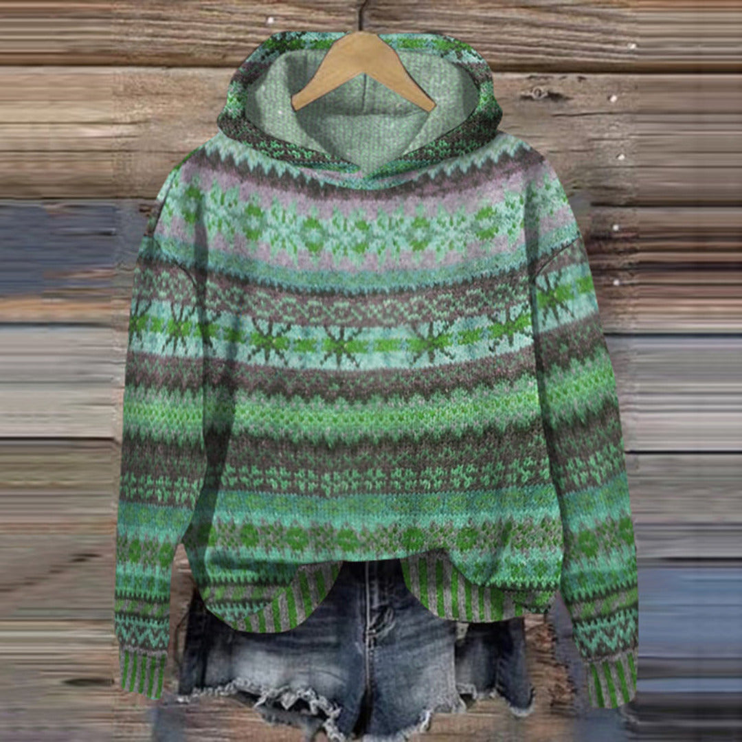 Sanne Noorse Dameshoodie | Traditioneel Patroon, Warm en Comfortabel 2