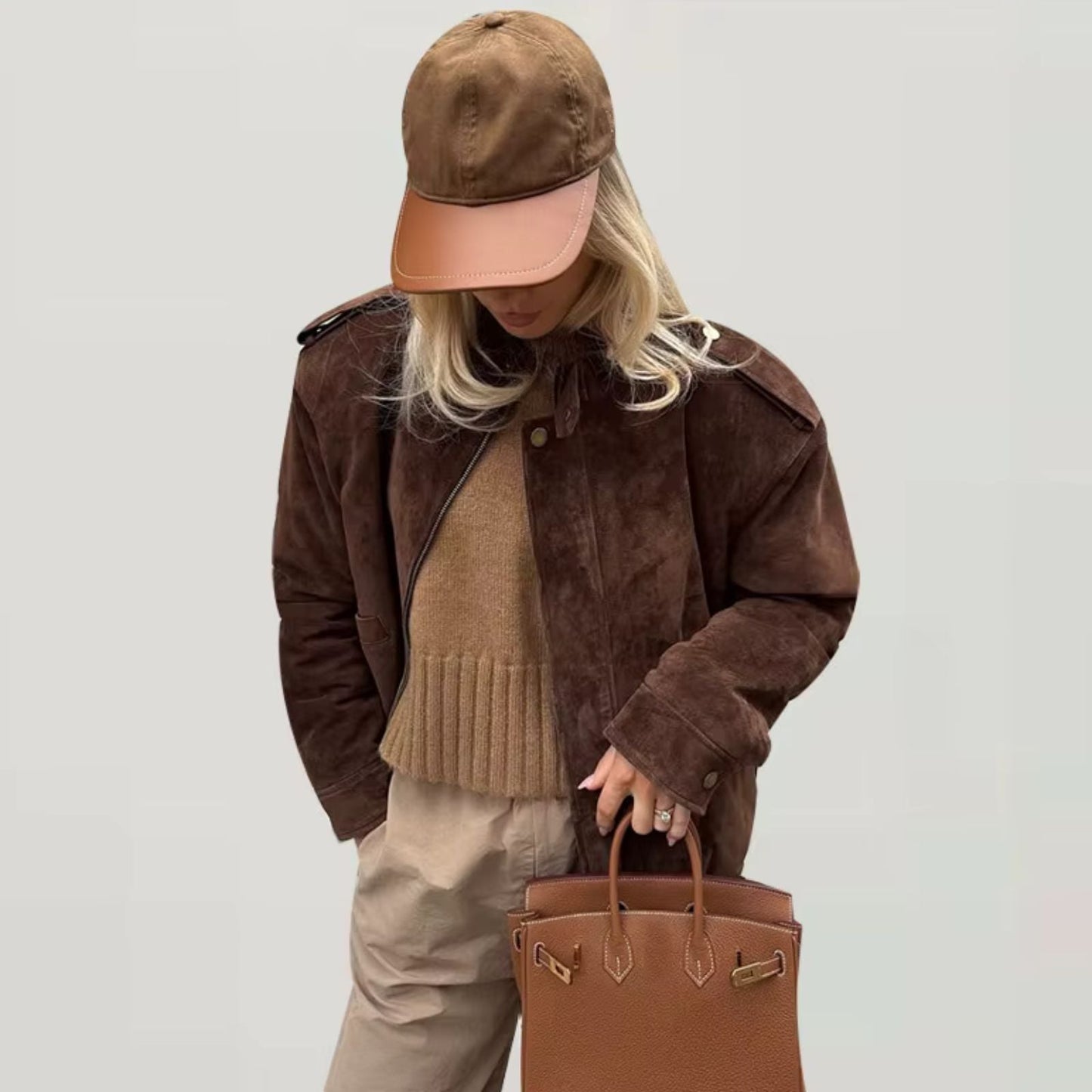 Sanne Oversized Suède Jasje | Luxe Suède, Tijdloos en Elegant