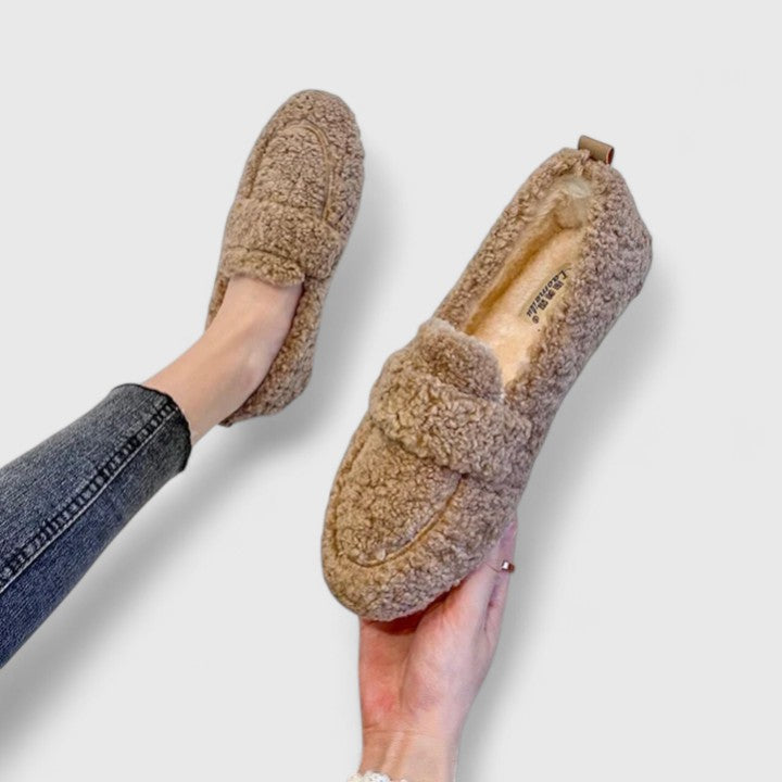 Soleil Dames Slippers | Zachte Lamswol, Elegante Loafer-Stijl