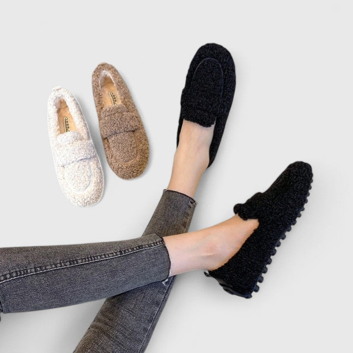 Soleil Dames Slippers | Zachte Lamswol, Elegante Loafer-Stijl 1