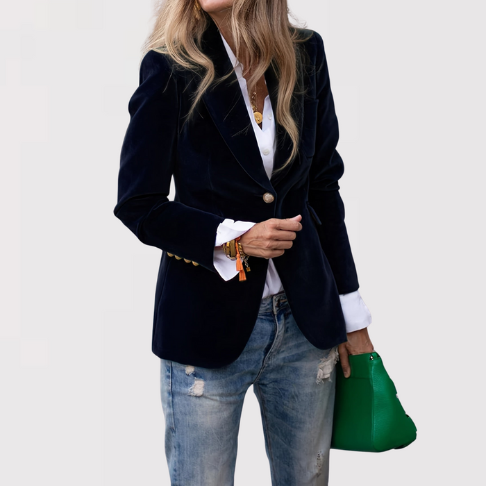 Sophie Vrouwen Fluwelen Jas | Luxe Materiaal, Elegante Stijl 2