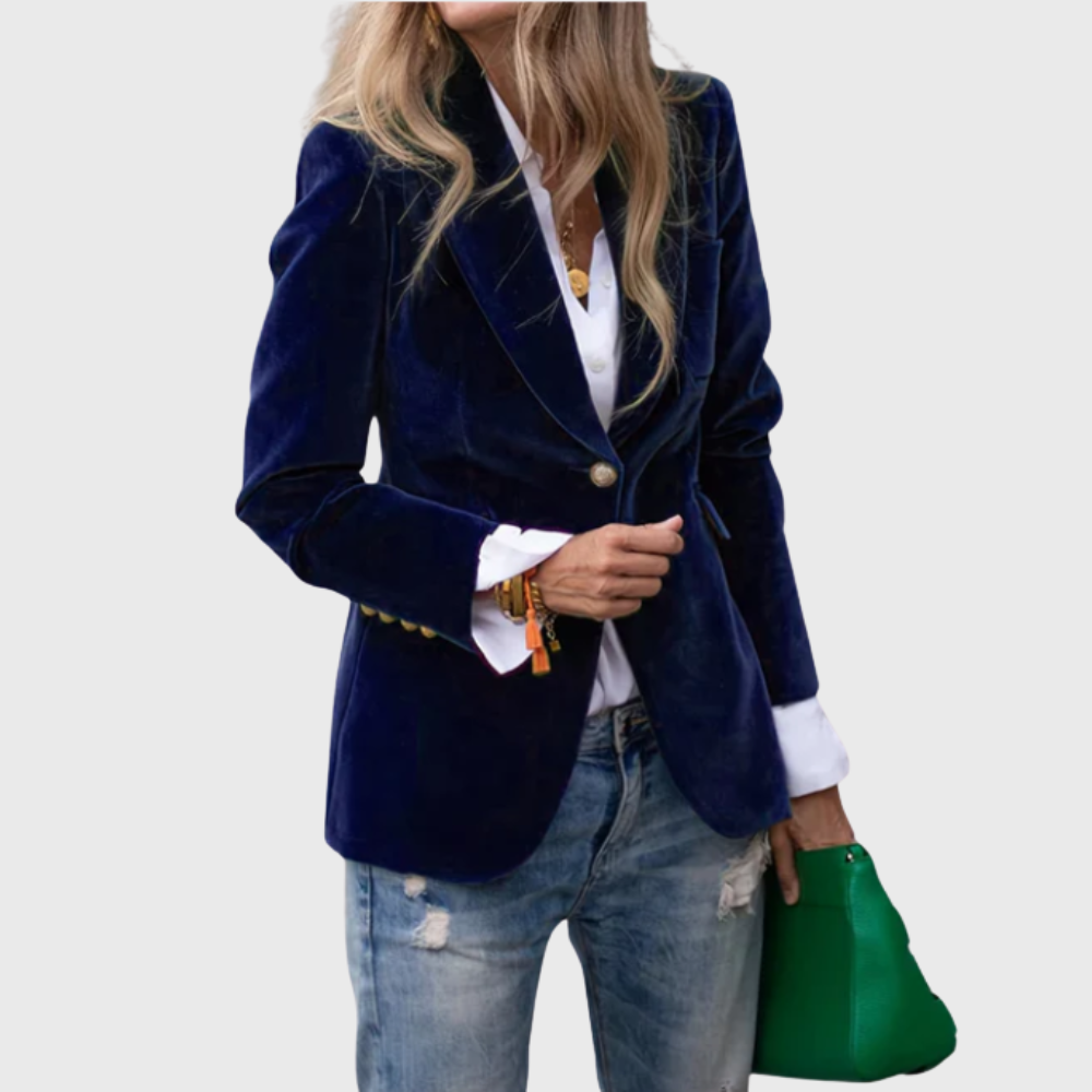 Sophie Vrouwen Fluwelen Jas | Luxe Materiaal, Elegante Stijl 3