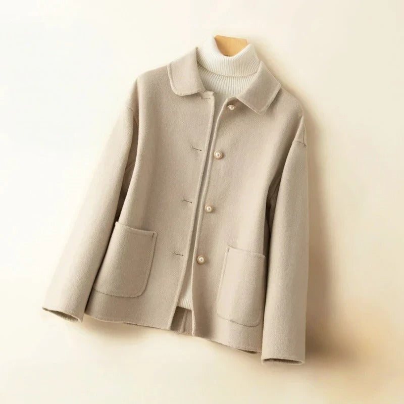 Vicky K Korte Winterjas Dames | Zachte Stof, Elegante Pasvorm 1