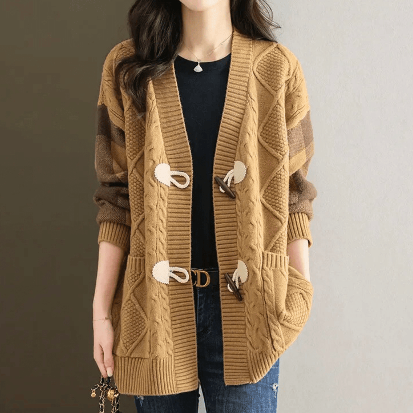 VivaBelle Dames Vest | Ultrap Zachte Stof, Elegant Halflang 6