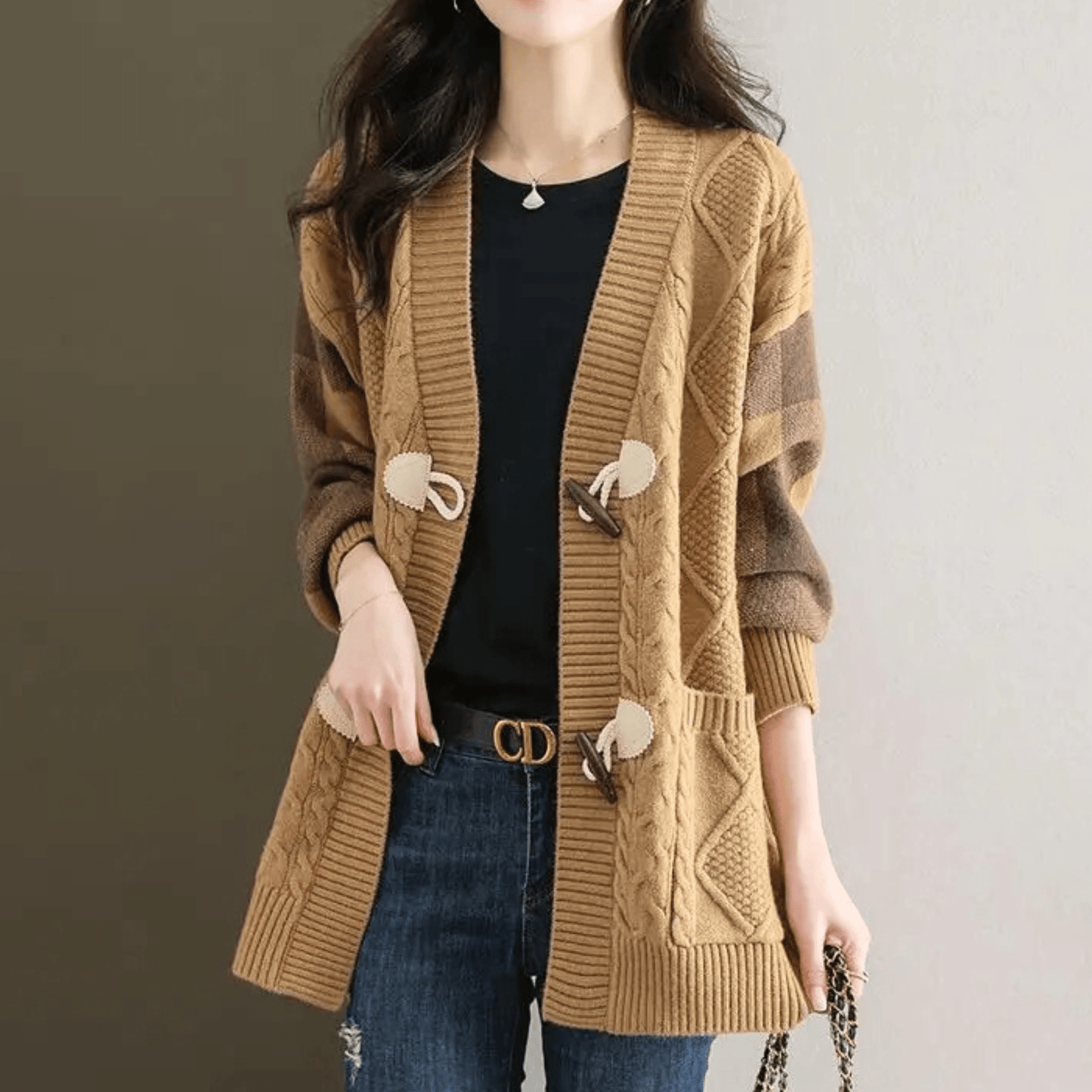 VivaBelle Dames Vest | Ultrap Zachte Stof, Elegant Halflang 7