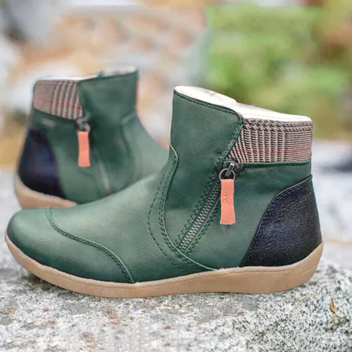 Wendy Zwarte Leren Laarzen Dames | Waterdicht, Antislip Zool, Comfortabel