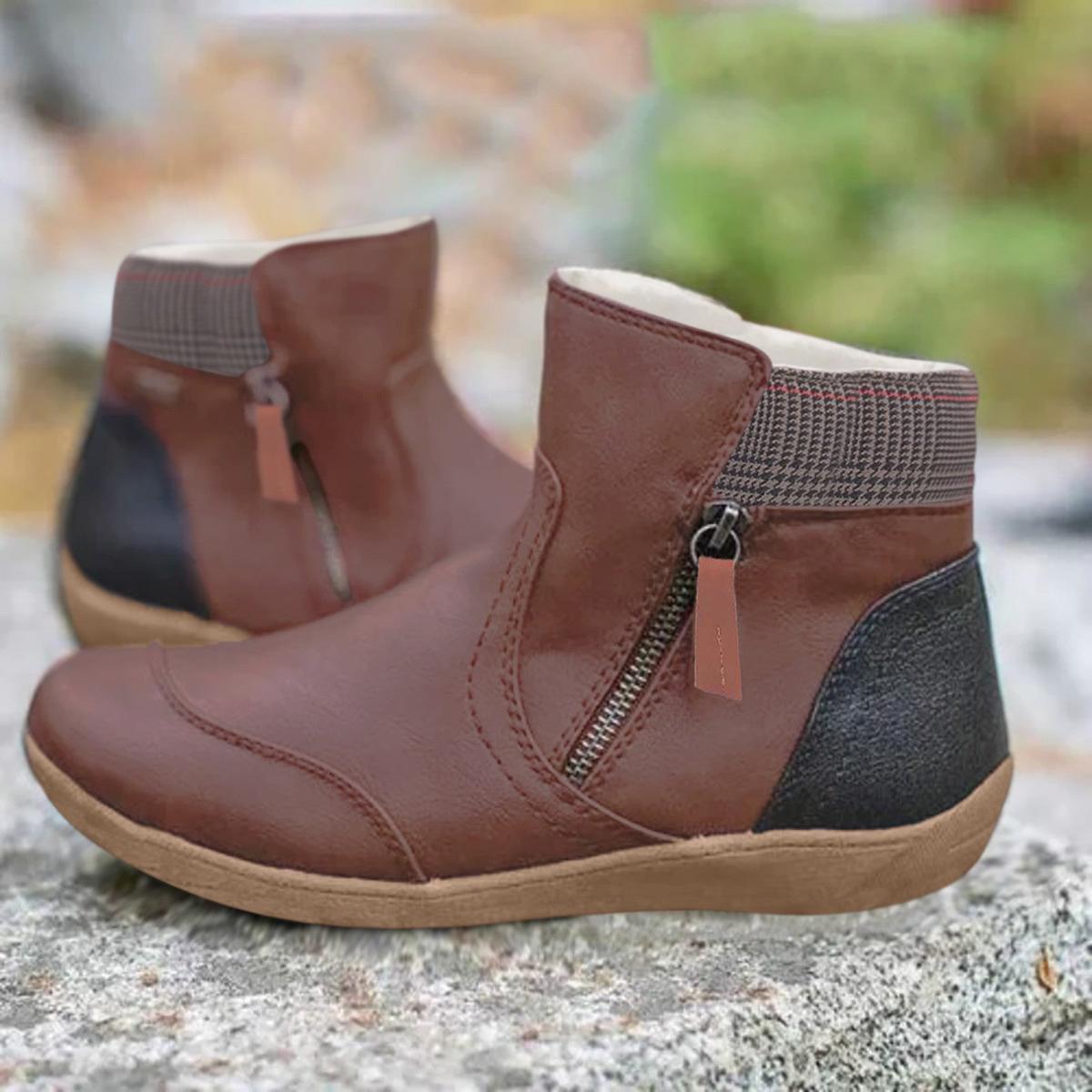 Wendy Zwarte Leren Laarzen Dames | Waterdicht, Antislip Zool, Comfortabel 2