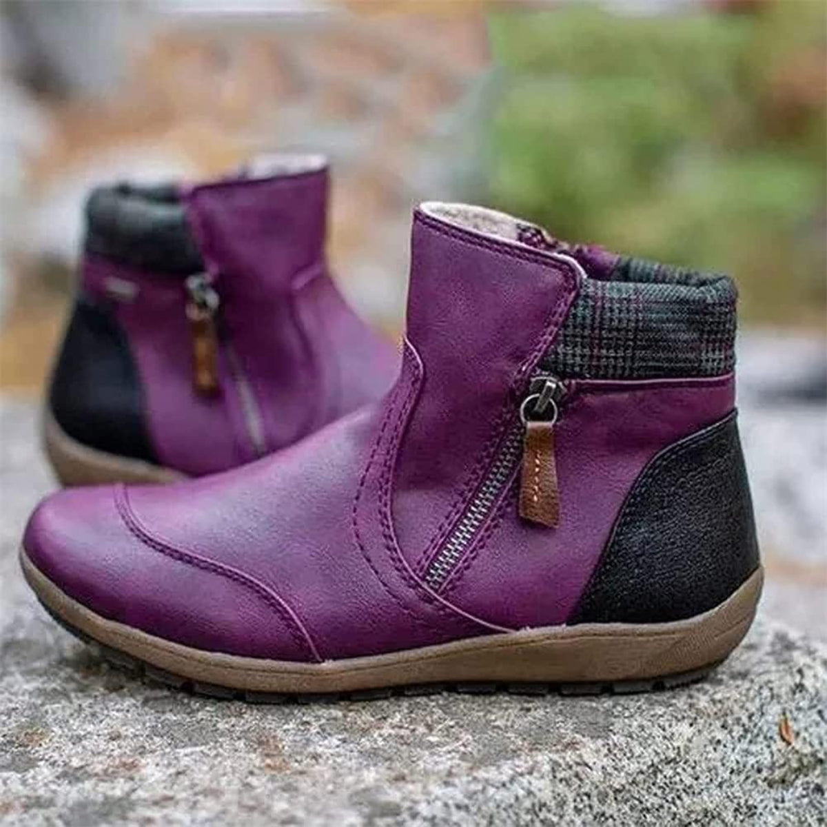 Wendy Zwarte Leren Laarzen Dames | Waterdicht, Antislip Zool, Comfortabel 3