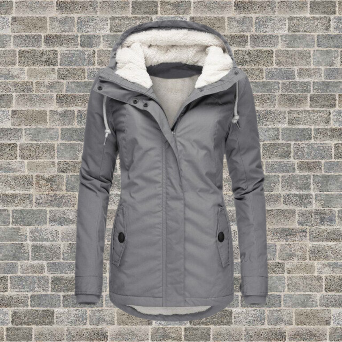 Anne Dames Winterjas met Capuchon, Warm en Waterdicht