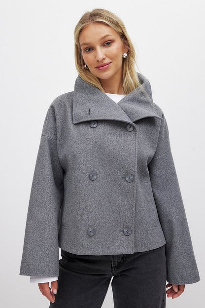 Aline Dames Jack | Warm Wolmix, Kort Model 1