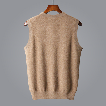 Ava Dames Vest | 100% Kasjmier, Zwart Elegant 1