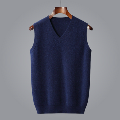 Ava Dames Vest | 100% Kasjmier, Zwart Elegant 7