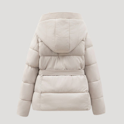 Kim Pufferjack Dames met Capuchon | Elegante Tailleband, Comfortabele Isolatie 4