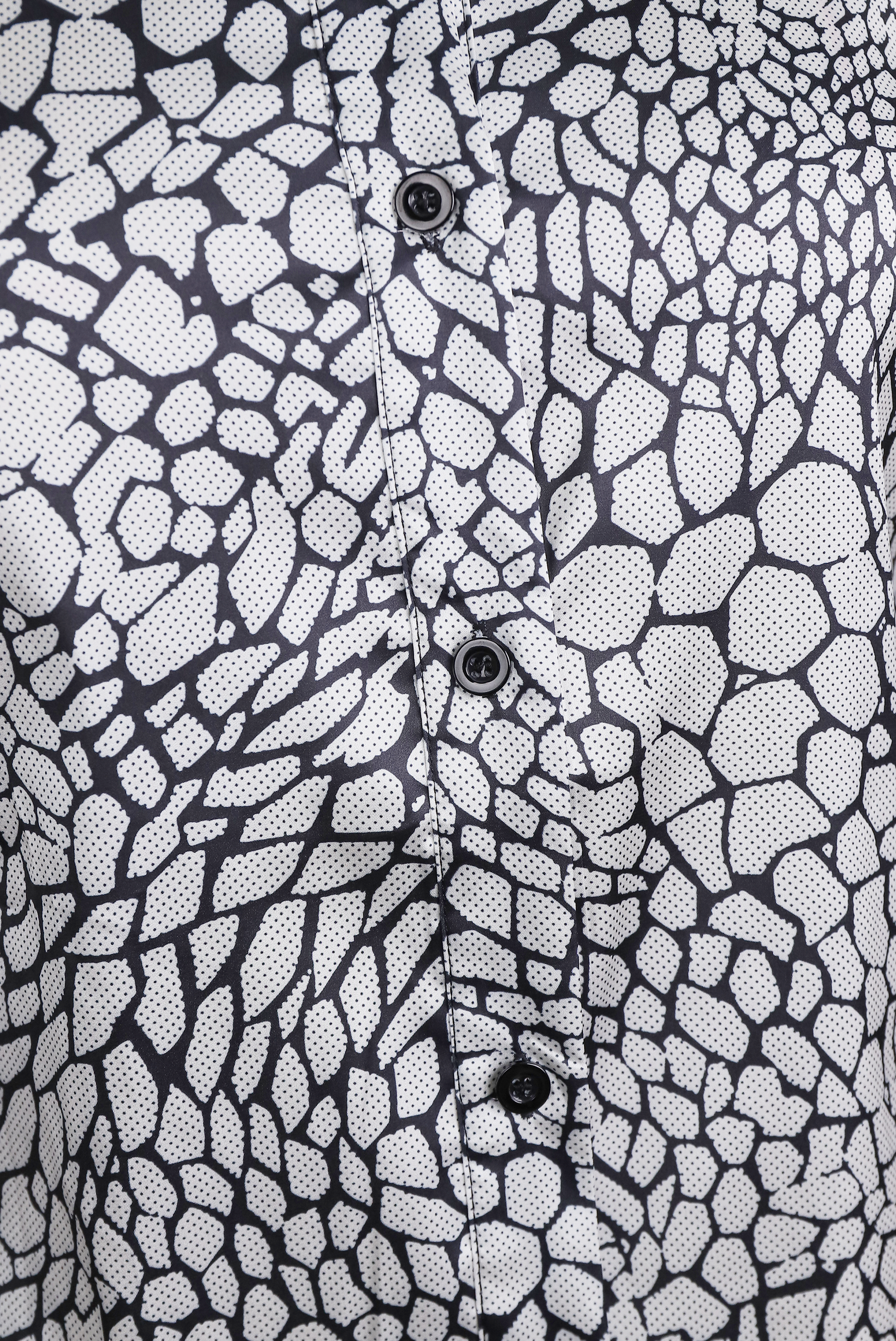 Mira Dames Blouse | Satijnen Slangenprint, Comfortabel 4