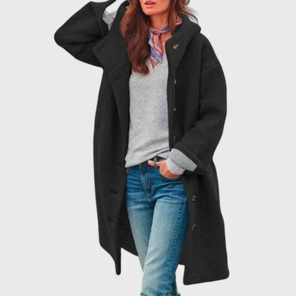 Olivia Dames Wollen Jas | Zachte Mix, Tijdloos Ontwerp 1