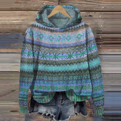 Sanne Noorse Dameshoodie | Traditioneel Patroon, Warm en Comfortabel 1