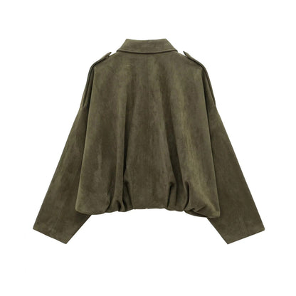 Sanne Oversized Suède Jasje | Luxe Suède, Tijdloos en Elegant 2