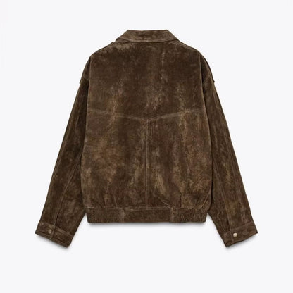 Sanne Oversized Suède Jasje | Luxe Suède, Tijdloos en Elegant 3